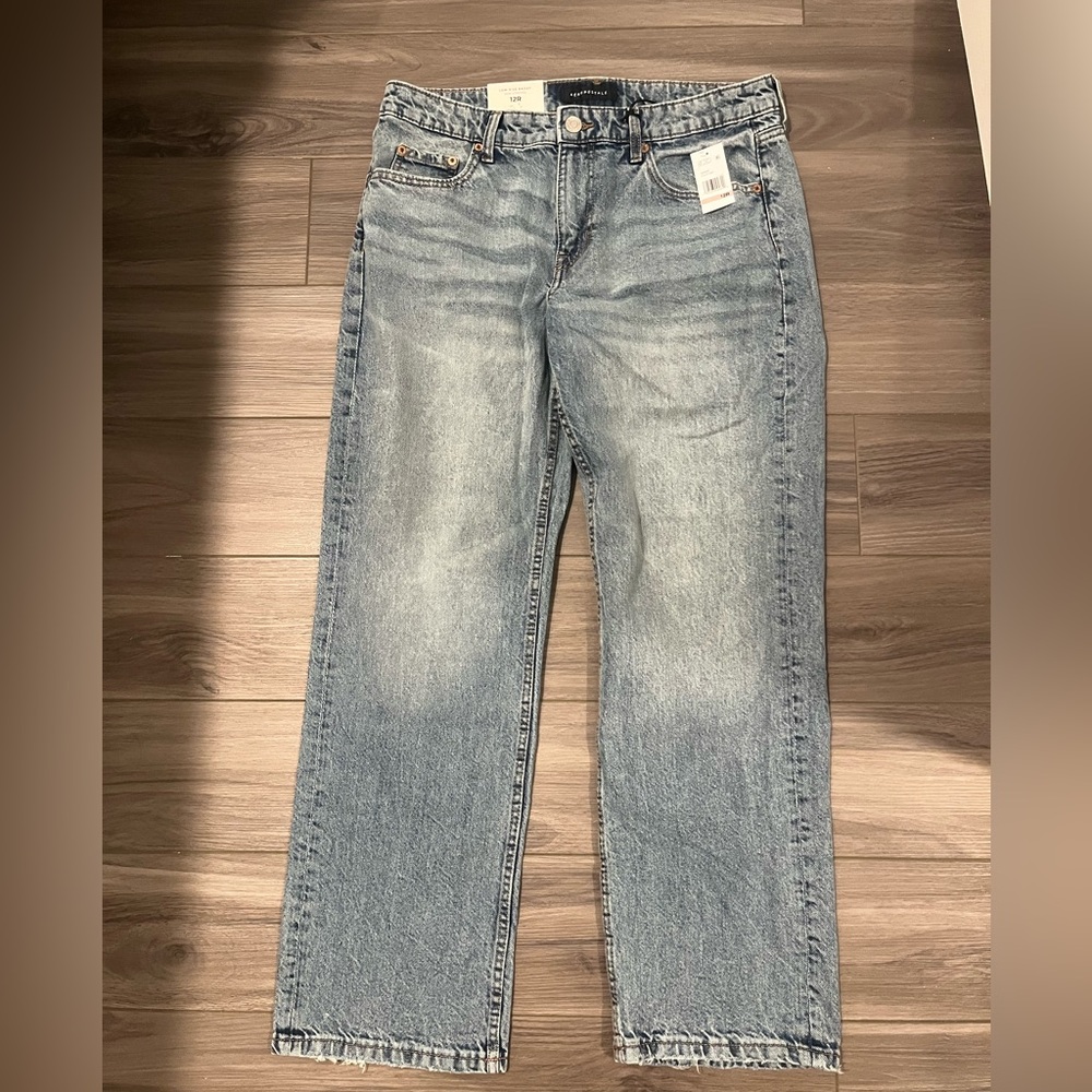 Aeropostale Light Blue Low Rise Baggy Jeans